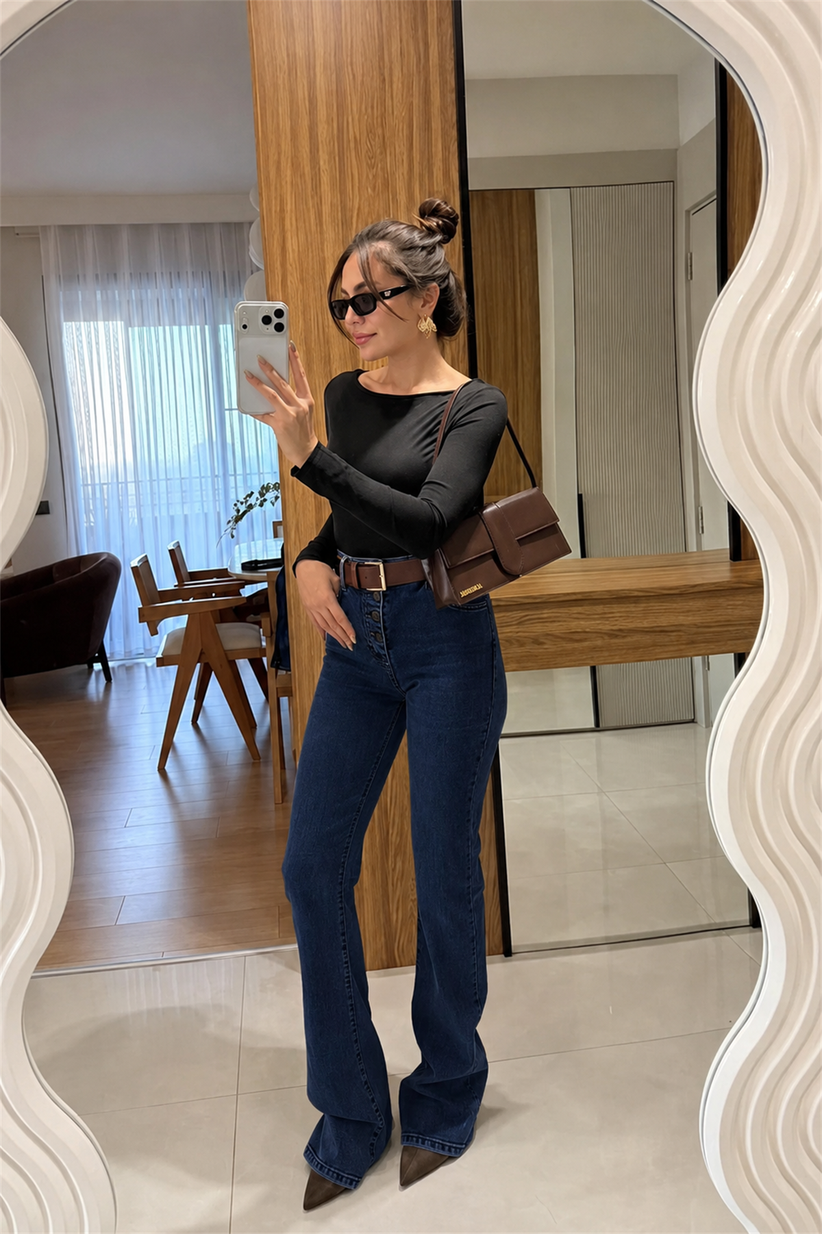Veneto Darkblue İspanyol Jean