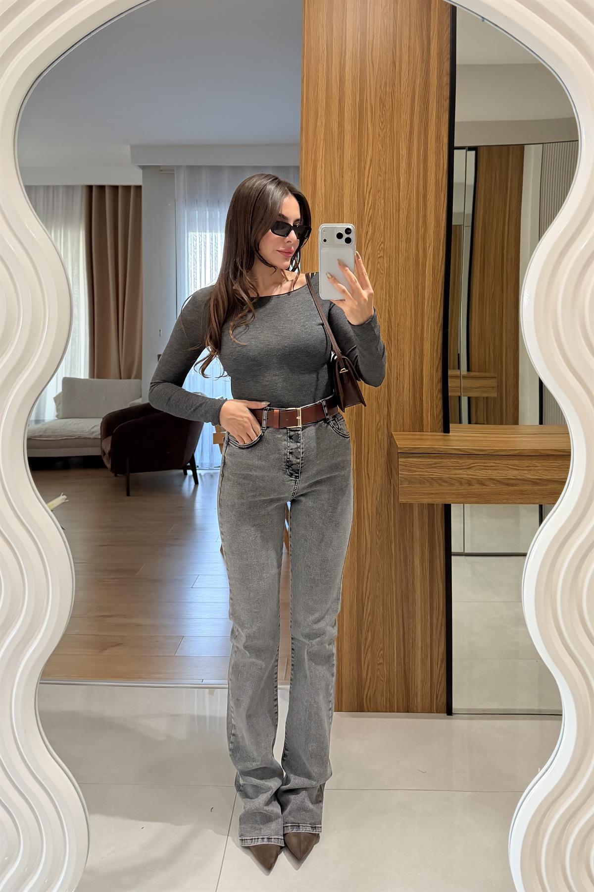 Veneto Füme İspanyol Jean