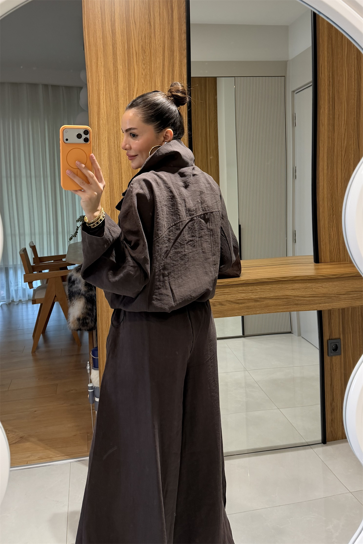 Vessi Kahve Premium Bomber İkili Takım