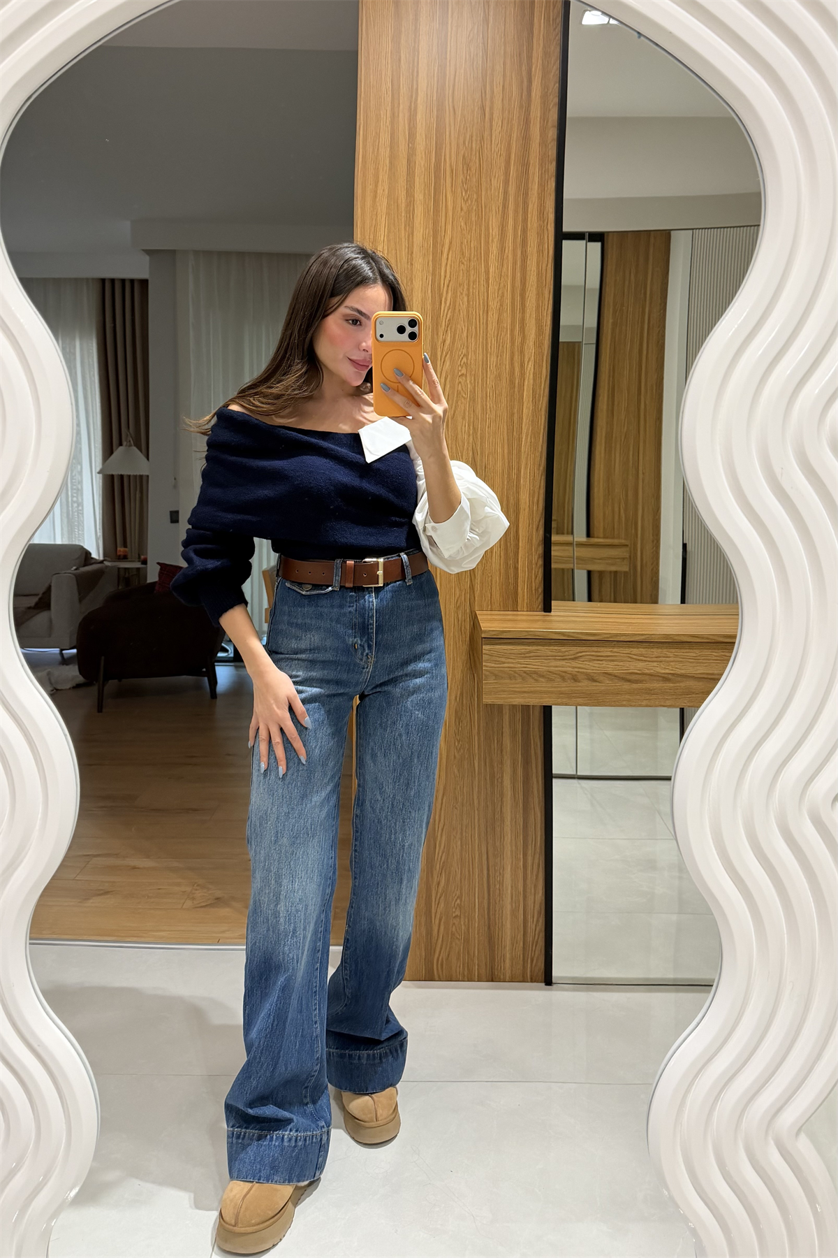 Vibra Midblue Wide Leg Jean