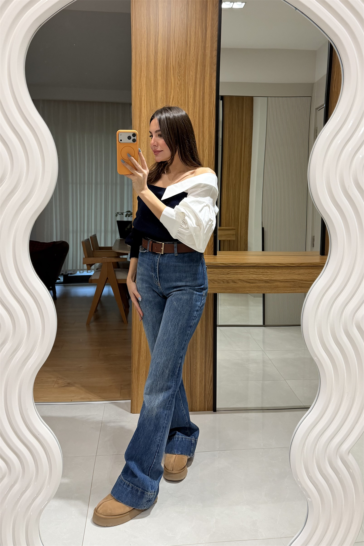 Vibra Midblue Wide Leg Jean