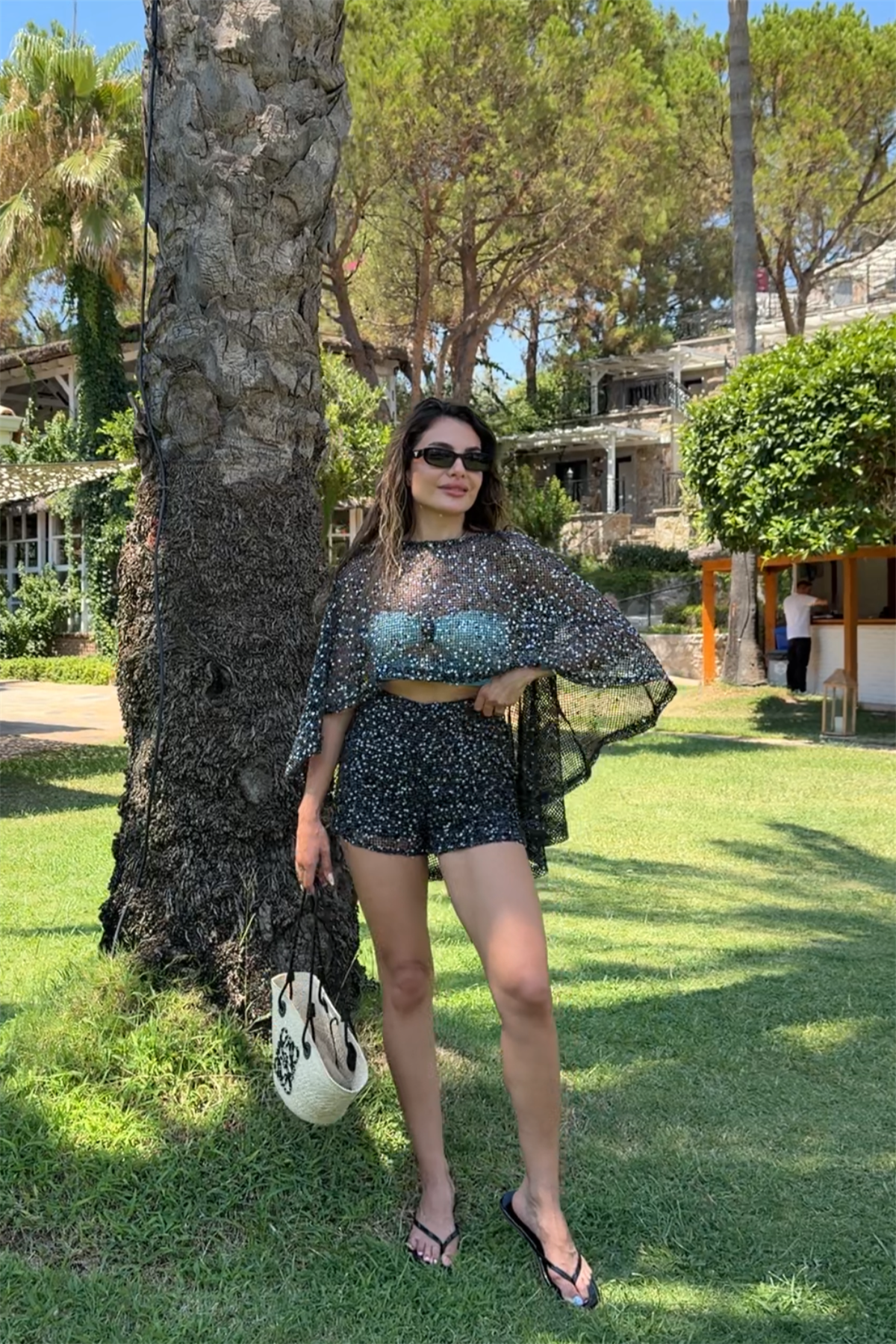 Victoria Pulpayet Beachwear Şortlu Takım