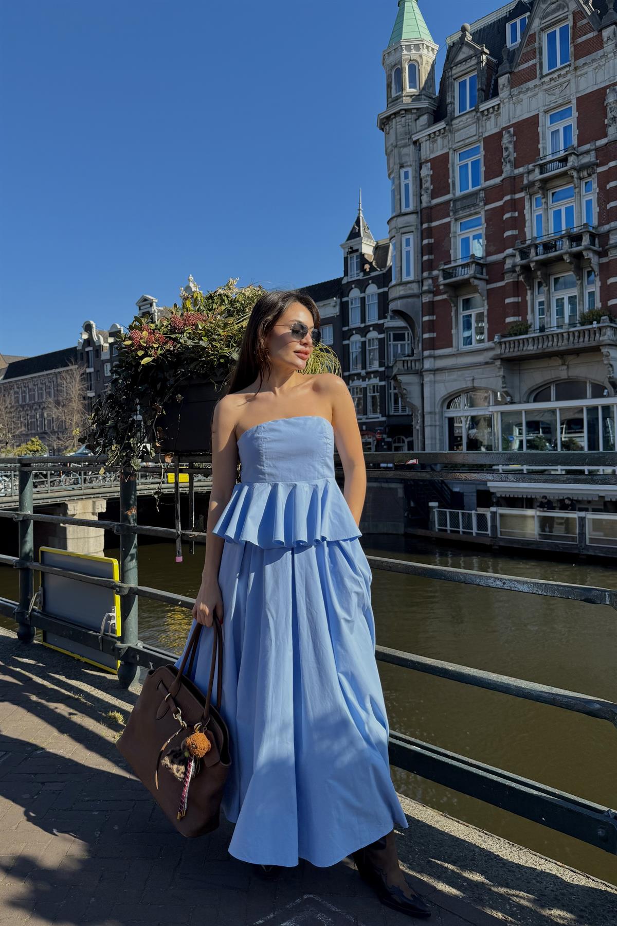 Wallen Mavi Kloş Etekli Premium Takım