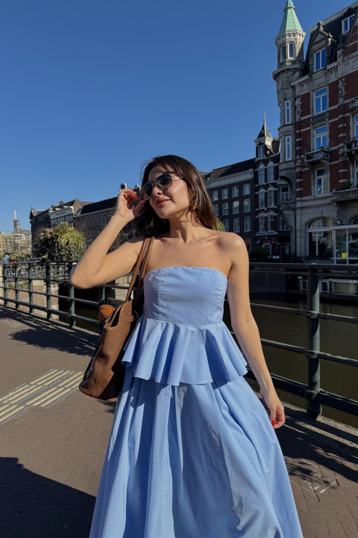 Wallen Mavi Kloş Etekli Premium Takım