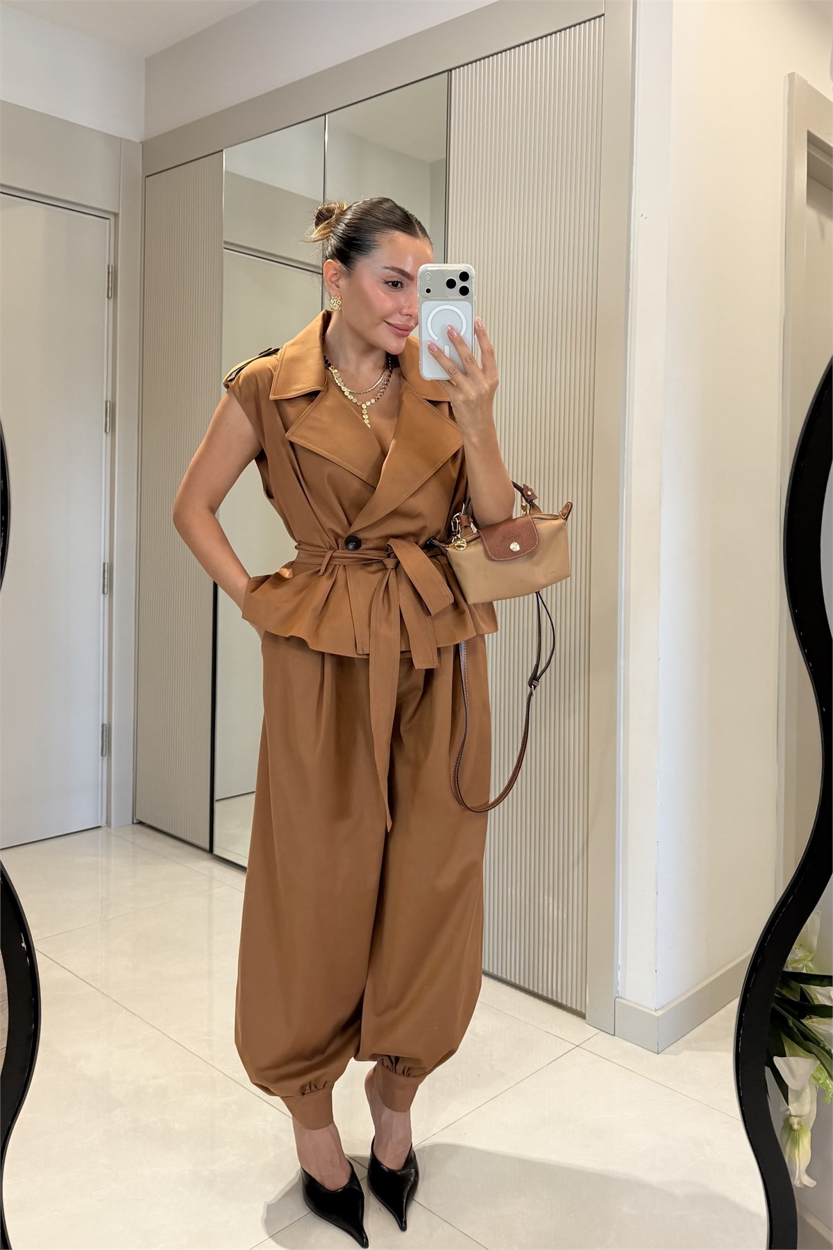 Watson Taba Şalvar Kesim Pantolon