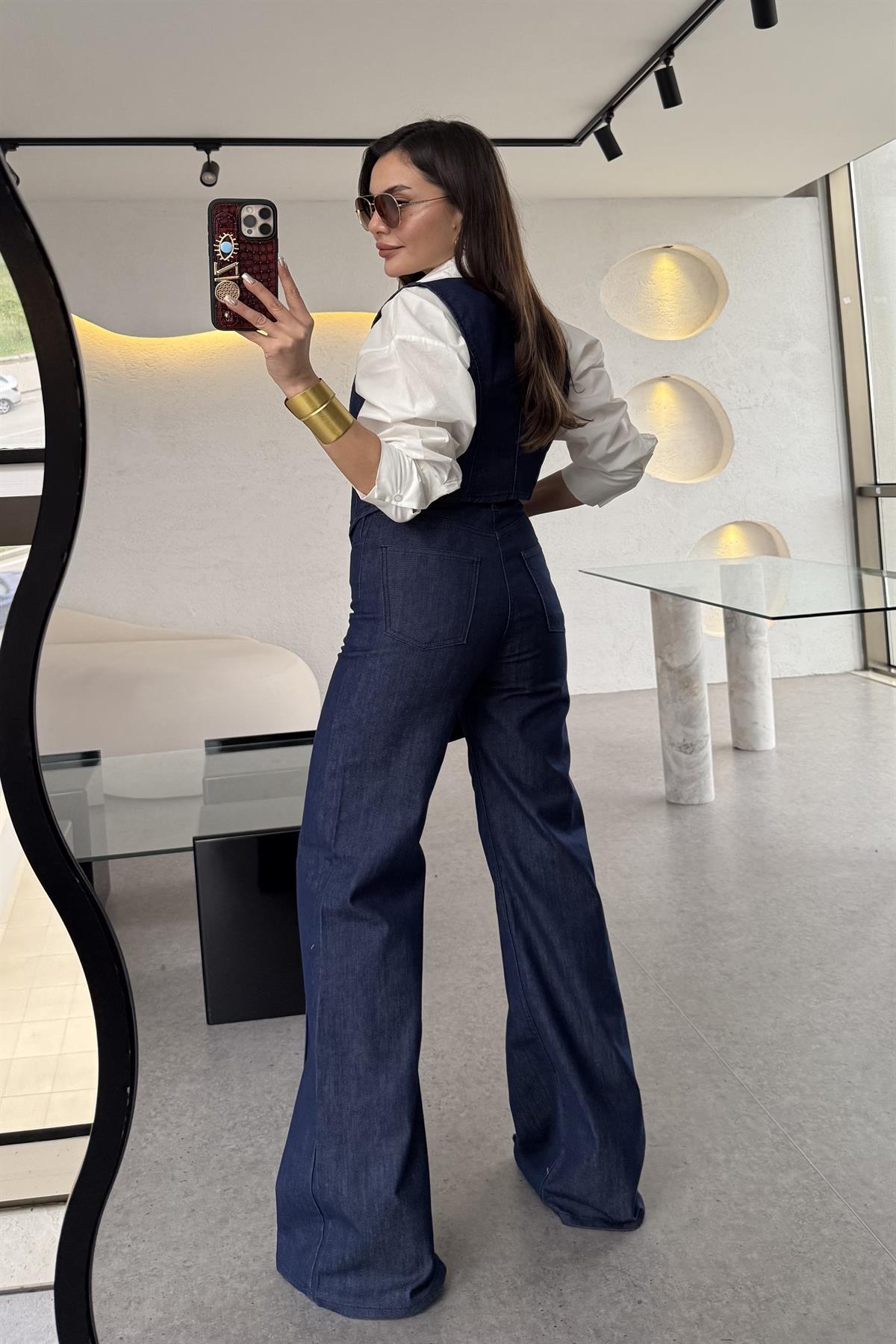 Enrico Çımalı Denim Pantolon  