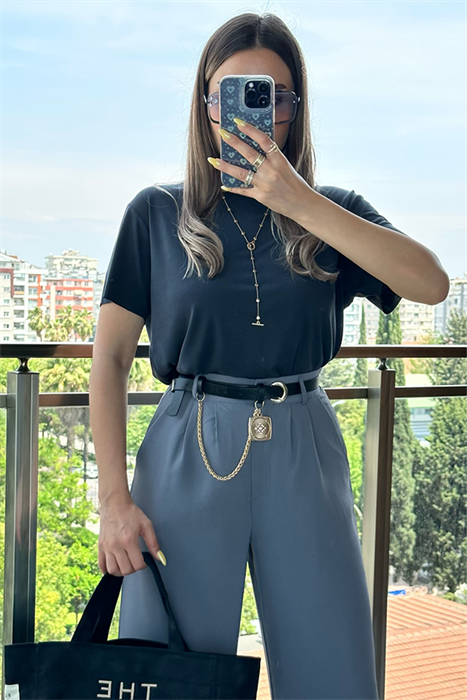 Yumuşak dokulu füme tshirt
