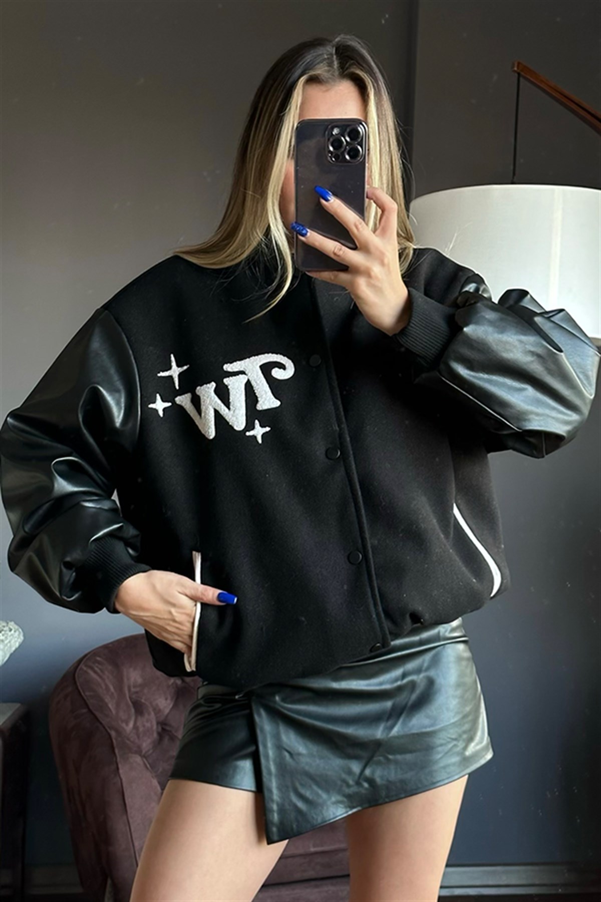 Tailly weijl siyah bomber ceket