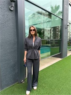 QULOVEYENİ GELENLERAntrasit Yarasa Kol Takım