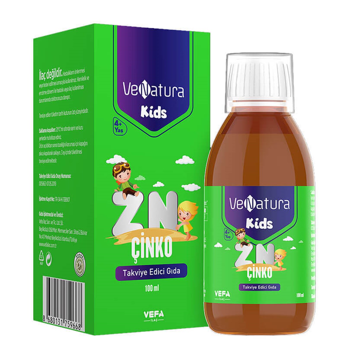  Venatura Kids Çinko Şurup 100 ml