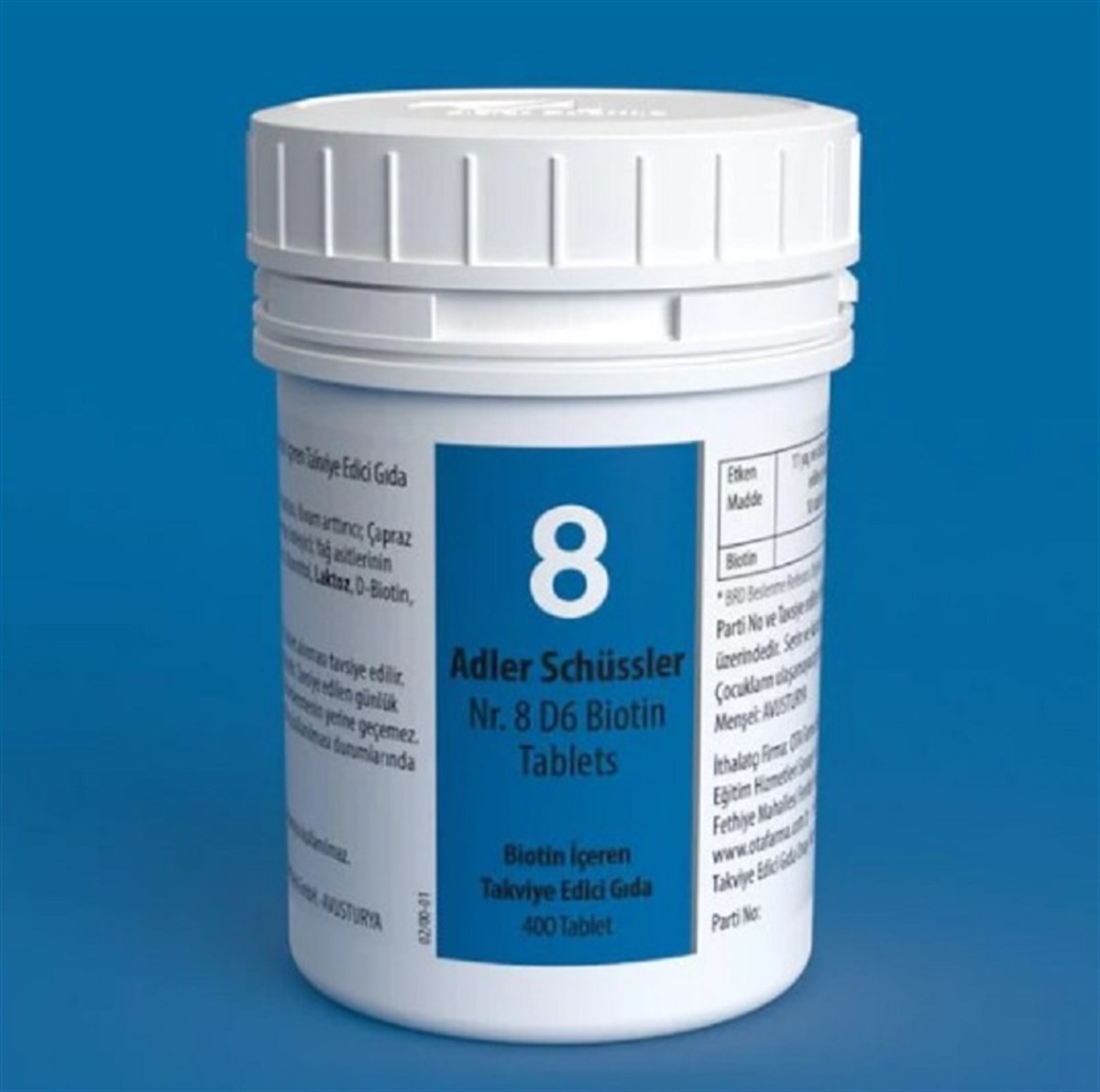 Adler Adler Schüssler No: 8 Tablets