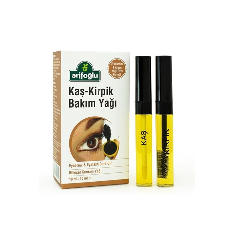 Ahmet Arifoğlu Arifoğlu Doğal E Vitaminli Organik Argan Yağlı Kaş & Kirpik Bakım Yağı 10 ml + 10 ml