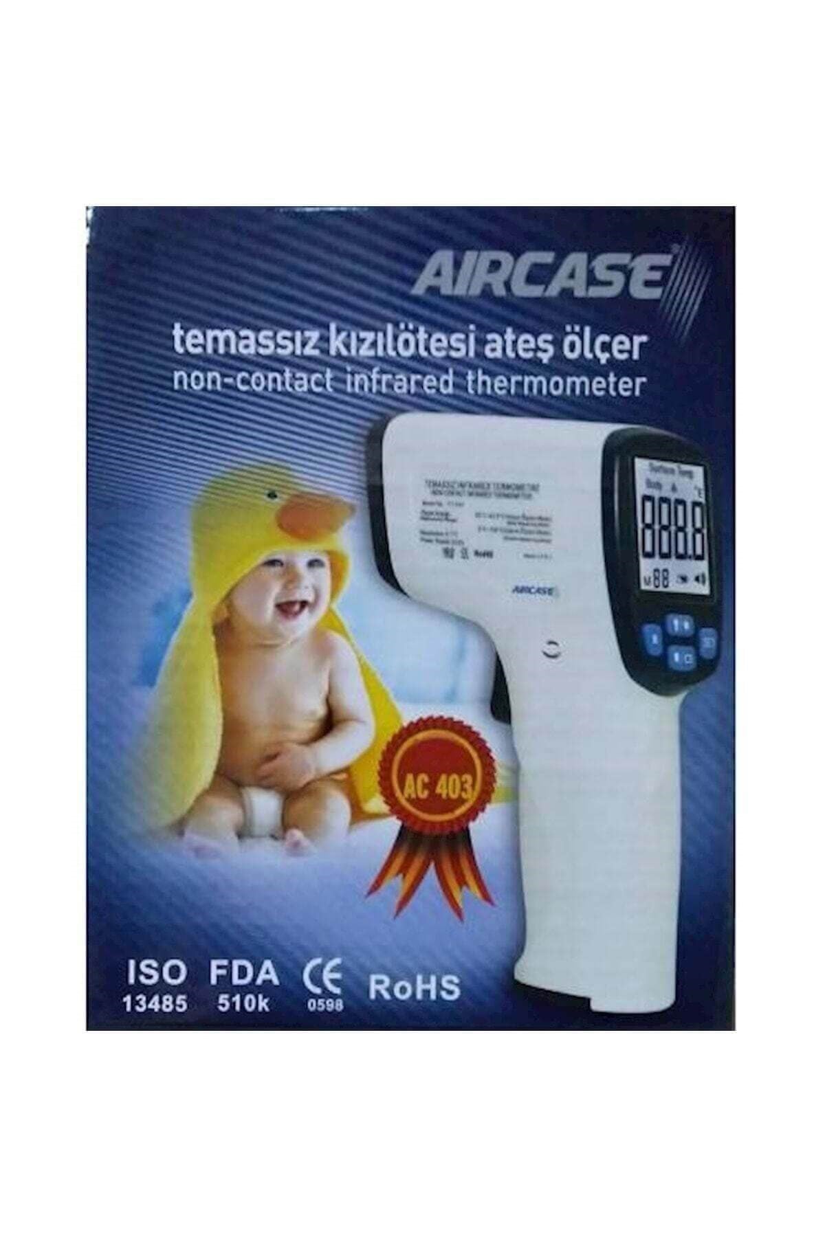 Aircase Aircase AC 403 Tabanca Tipi Temassız Ateş Ölçer (32 Hafıza)