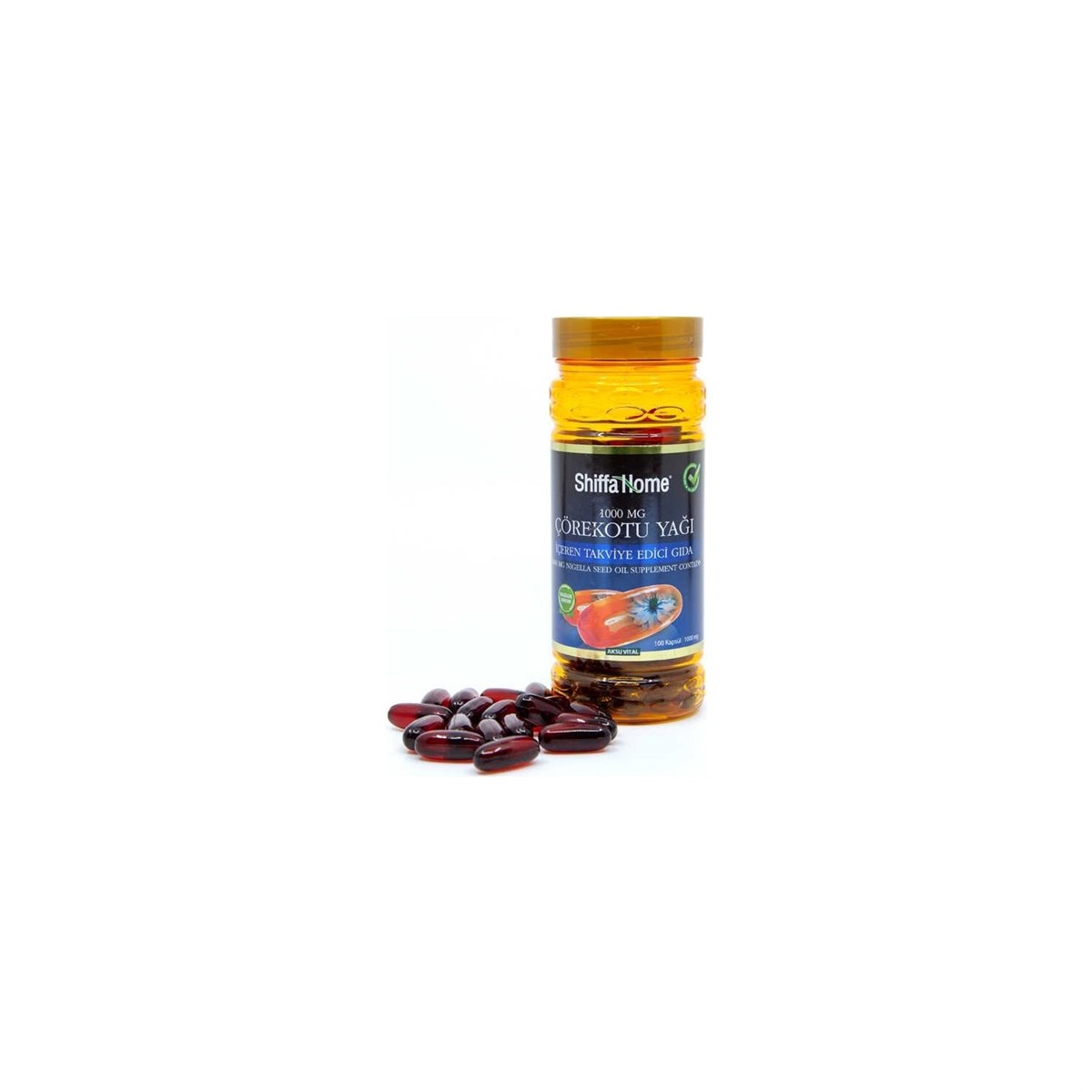 AKSU Aksu Vital Shiffa Home Çörek Otu Yağı Kapsülü 1000 mg 100 Kapsül