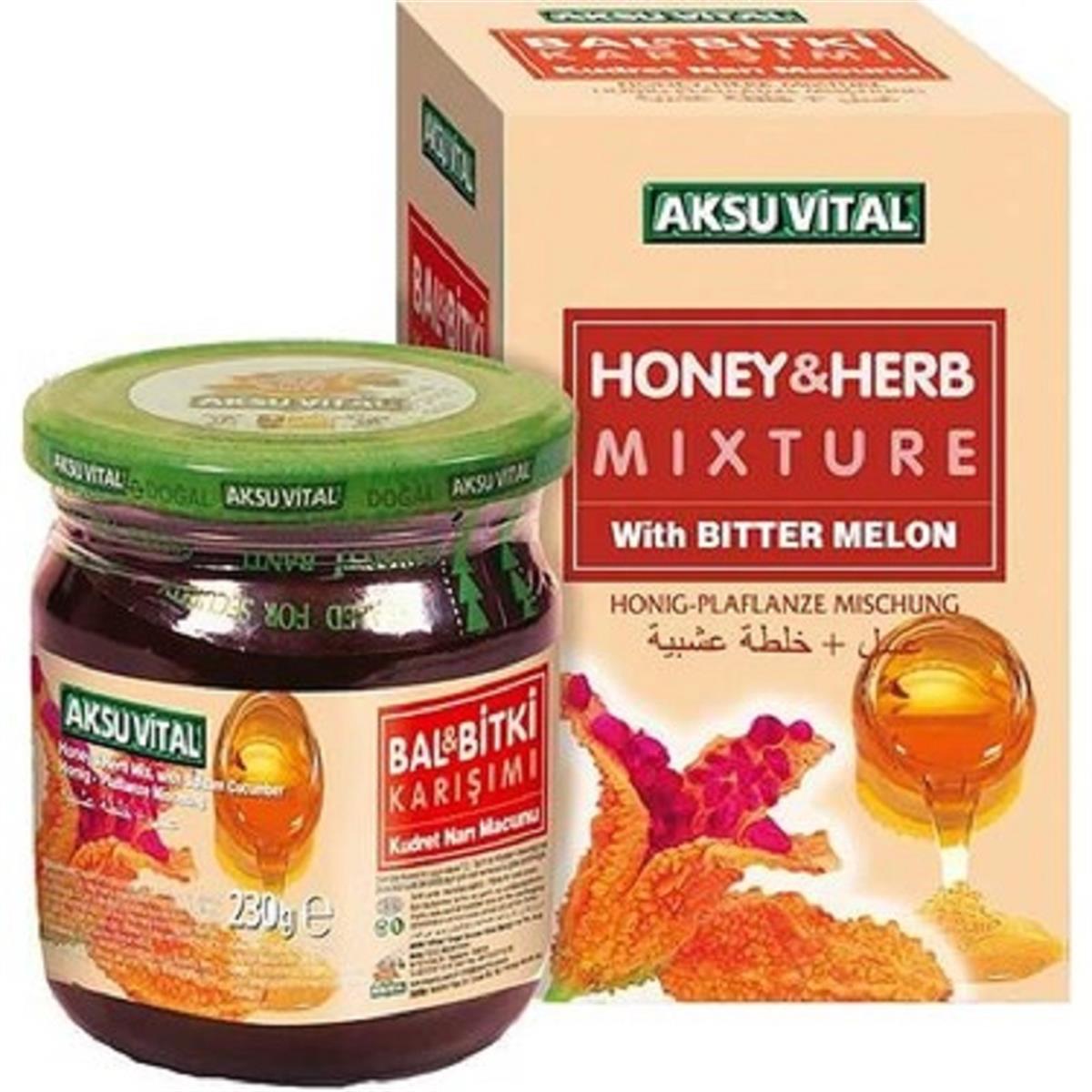 AKSU VİTAL Aksu Vital Bal & Bitki Karışımı Kudret Narı Macunu 230 gr