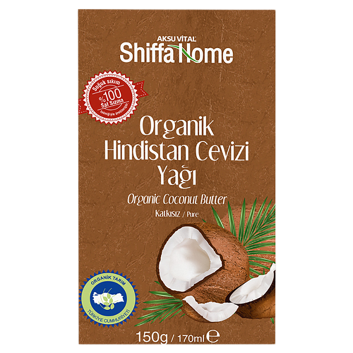 Aksuvital Aksu Vital Organik Katı Hindistan Cevizi Yağı 150 gr