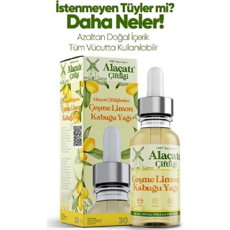 Alaçatı Çiftliği Alaçatı Çiftliği Çeşme Limon Kabuğu Yağı 30 ml