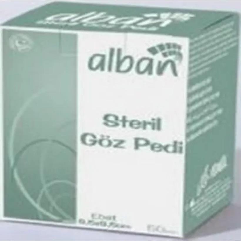 Alban Alban Steril Göz Pedi 6,5cm x 9,5cm 5'li
