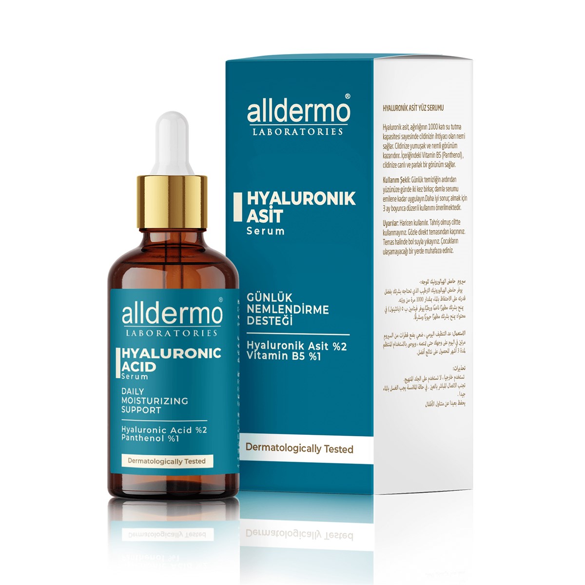 ALLDERMO Alldermo Hyaluronik Asit Günlük Nemlendirici Serum 30ml
