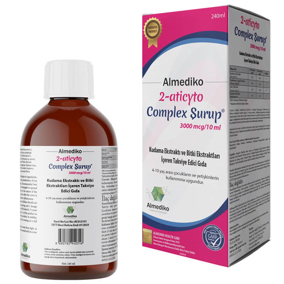 Almediko Almediko 2-Aticyto Complex Şurup 3000 mcg 240 ml