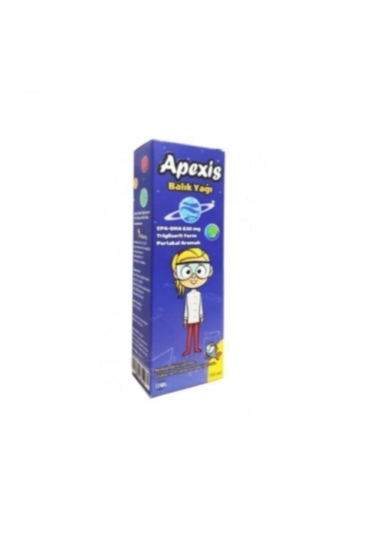 APEXİS Apexis Balık Yağı Şurubu Portakal Aromalı 150 ml