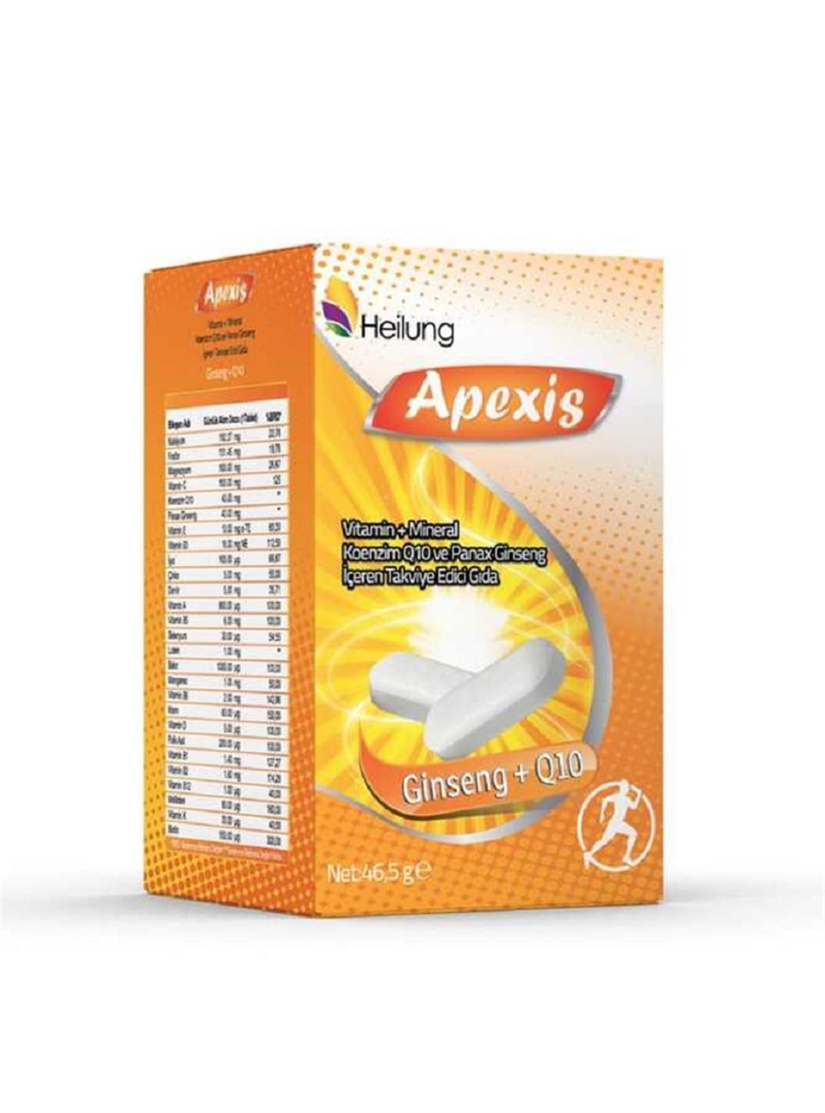Apexis Apexis Multivitamin + Koenzim Q10 + Ginseng 30 Tablet