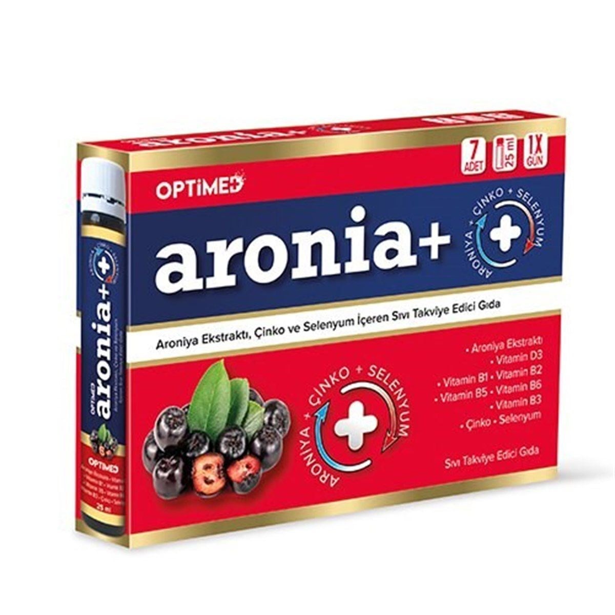 AroniaAronia + Plus Aroniya Ekstreli Sıvı 25 ml lik 7 Şişe