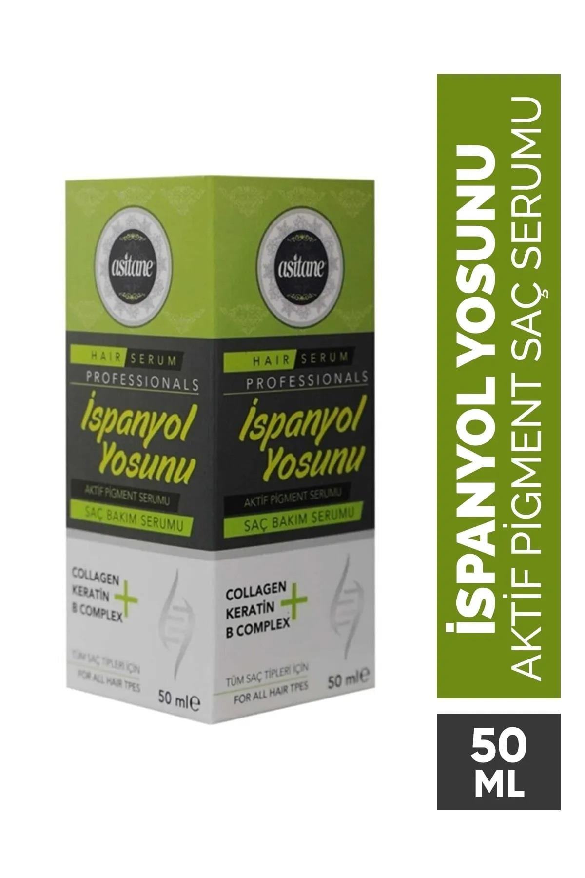 Asitane Asitane İspanyol Yosunu Collagen Keratin B Complex Hair Serum 50 ml