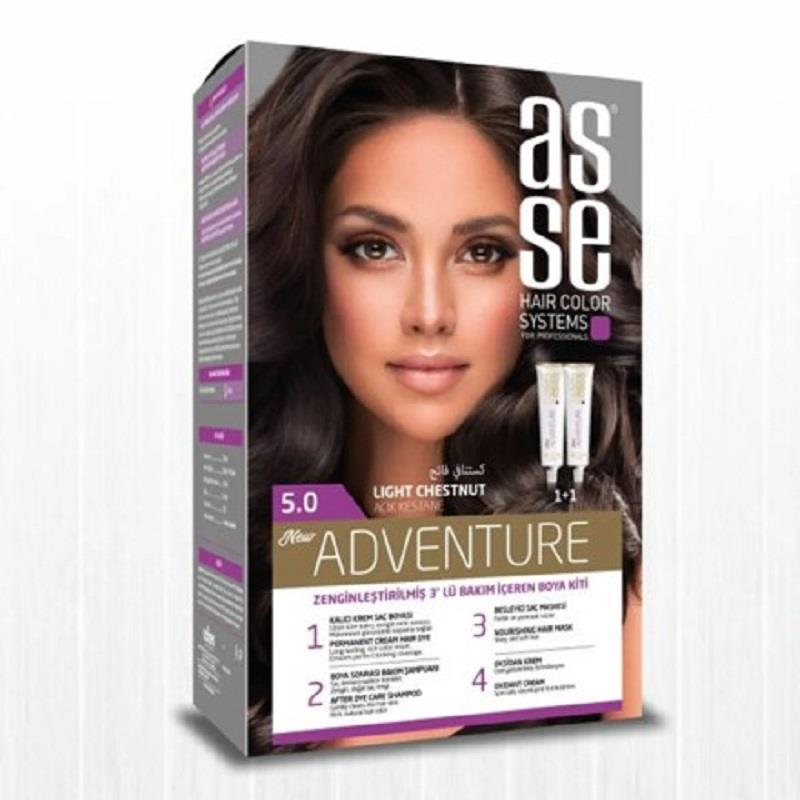 Asse Hair Color System Asse Hair Color System Saç Boyası Açık Kestane No: 5.00