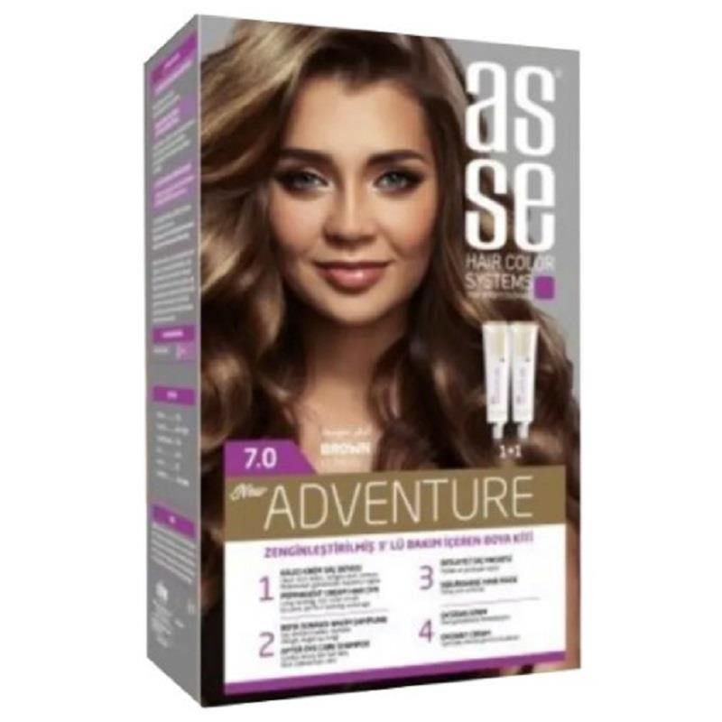 Asse Hair Color System Asse Hair Color System Saç Boyası Kumral No: 7.00