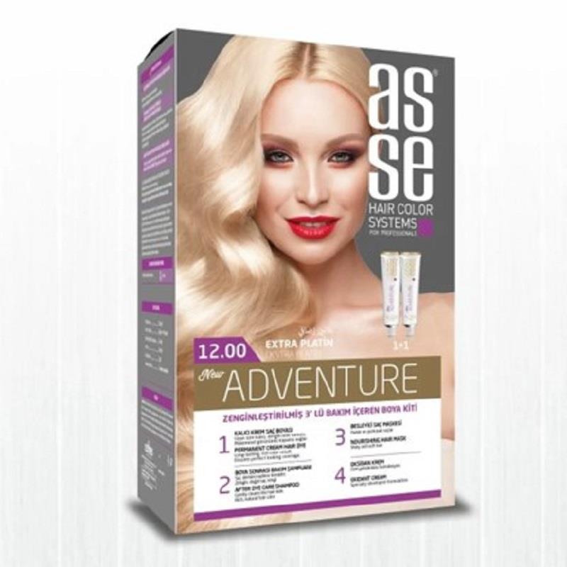 Asse Hair Color System Asse Hair Color System Saç Boyası Extra Platin No:12.00