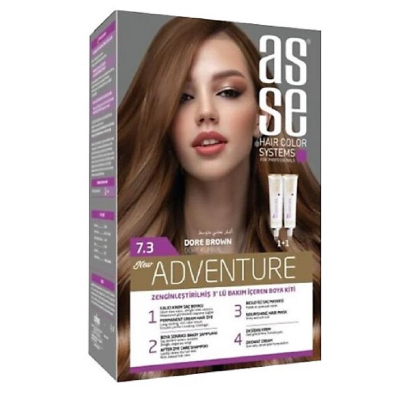 Asse Hair Color System Asse Hair Color System Saç Boyası Dore Kumral No: 7.30