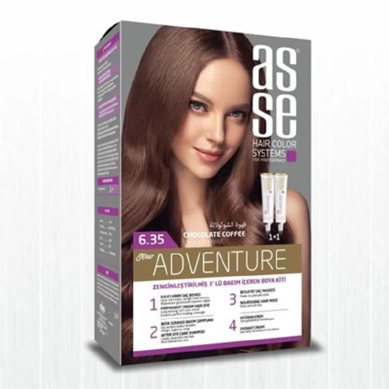 Asse Hair Color System Asse Hair Color System Saç Boyası Çikolata Kahve No: 6.35