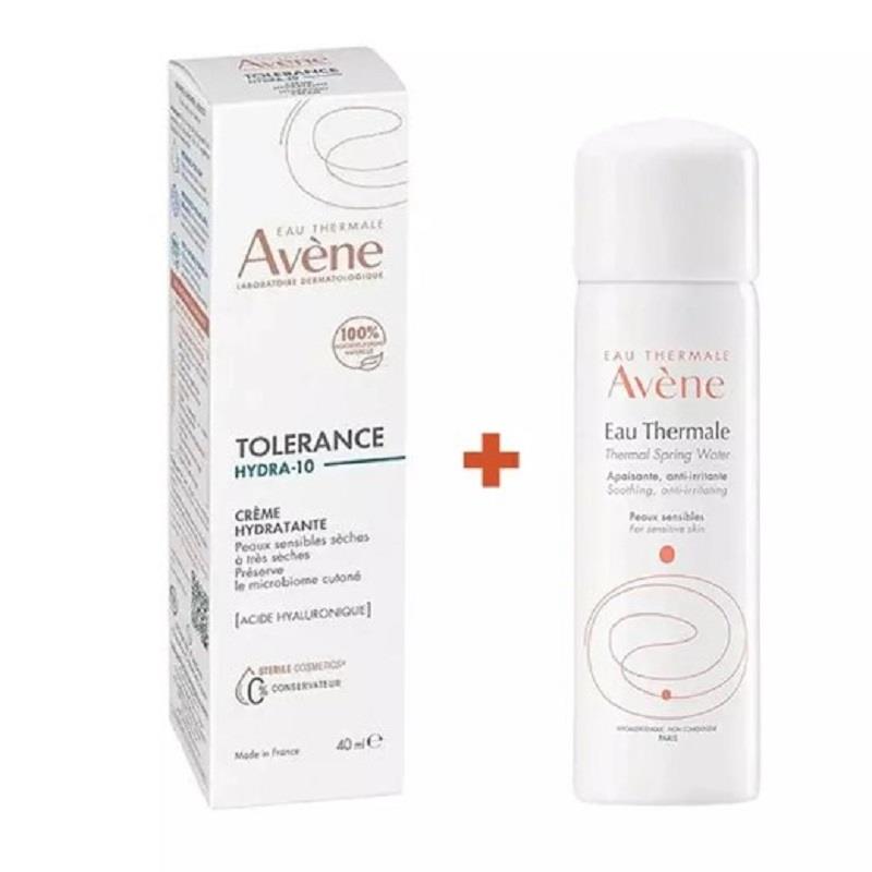 Avene Avene Tolerance Hydra-10 Hydrating Cream 40 ml + Avene Eau Thermale Spring Water 50 ml