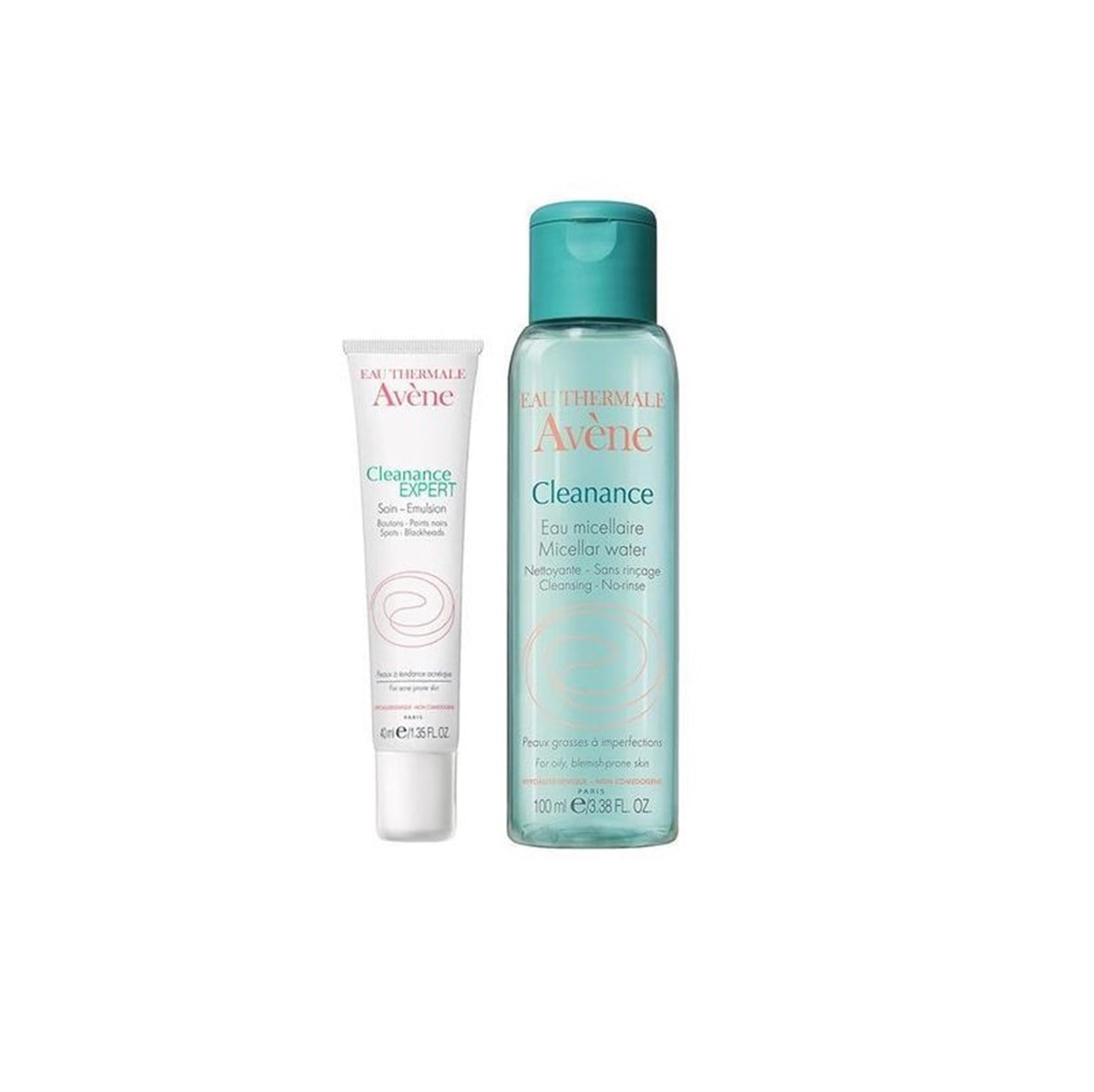 Avene Avene Yağlı Ciltlere Özel Bakım Kremi 40ml + Temizleme Suyu 100ml 2'li Kofre