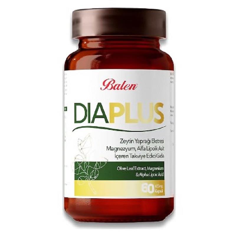Balen Balen Dia Plus Zeytin Yaprağı & Alfa Lipoik Asit 655 mg 60 Kapsül