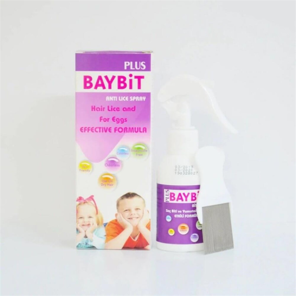 Baybit Baybit Plus Bit Spreyi 75 ml - Çelik Tarak Hediyeli