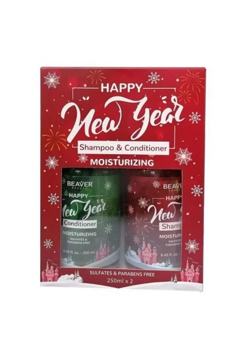 Beaver Beaver Happy New Year Saç Bakım Seti Şampuan 250 ml + Saç Kremi 250 ml