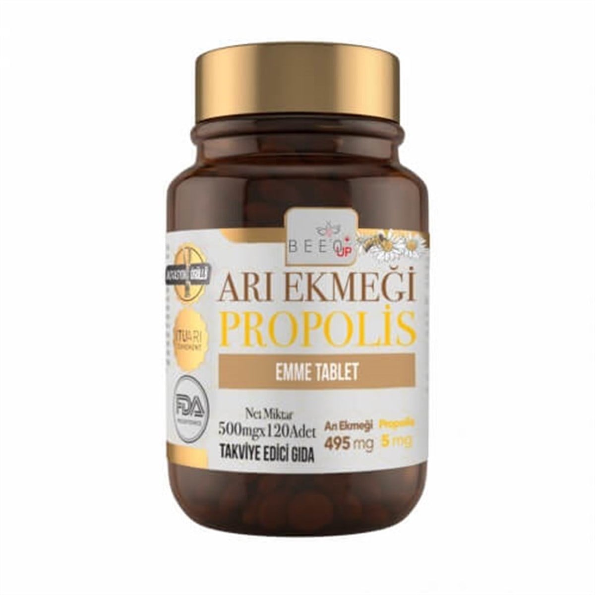 BEE'O Bee'o Up Arı Ekmeği + Propolis 120 Tablet