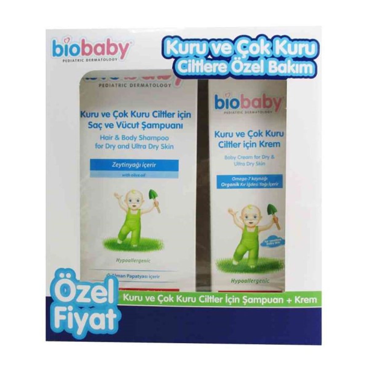 BiobabyBiobaby Kuru Ve Atopik Ciltler İçin Şampuan Ve Krem