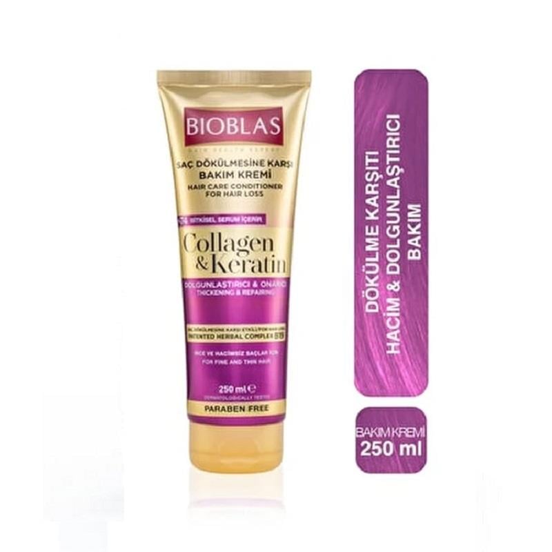 Bioblas Bioblas Collagen Keratin Saç Dökülmesine Karşı Bakım Kremi 250 ml