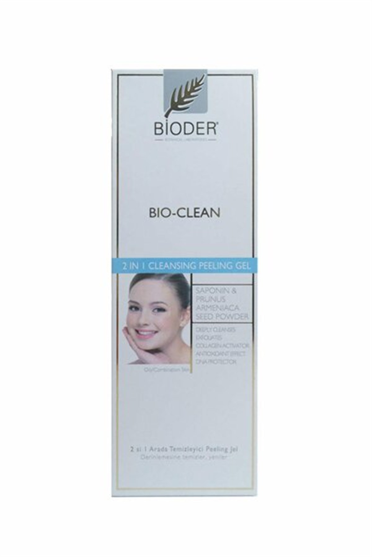 BioderBioder Bıo-Clean 2'Si 1 Arada Temizleyici Peeling Jel 200 Ml - Yağlı / Karma Cilt
