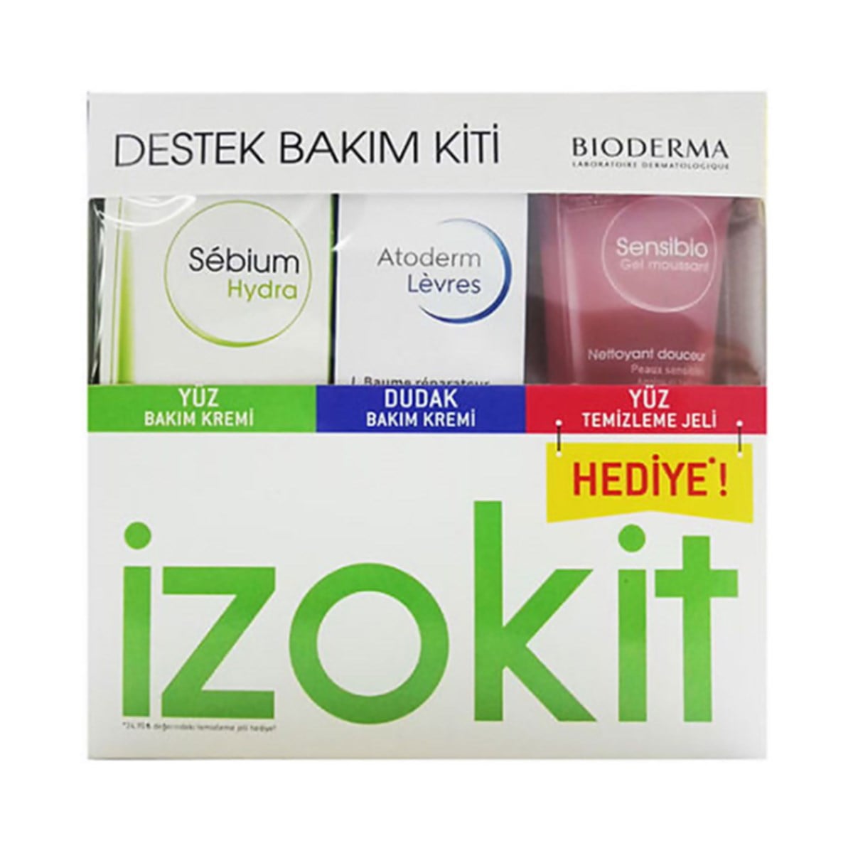 Bioderma Sebium İzokit Kurutucu Akne Tedavilerine Destek Bakım Kiti SKT: 10/22