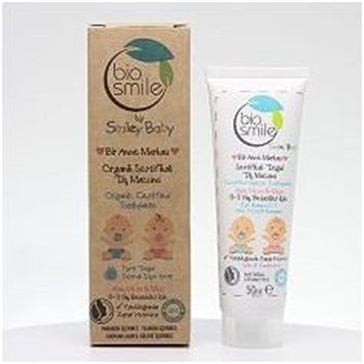 BiosmileBiosmile Smiley Baby Aloe Vera Banana Özlü Doğal Diş Macunu 75 ml