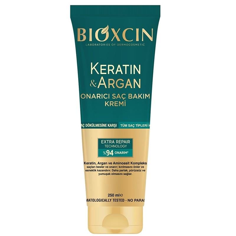 Bioxcin Bioxcin Saç Bakım Kremi Onarıcı Keratin & Argan 250 ml
