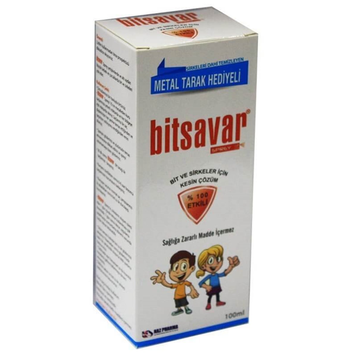 Bitsavar Bitsavar Bit Spreyi 100 ml - Metal Tarak Hediyeli