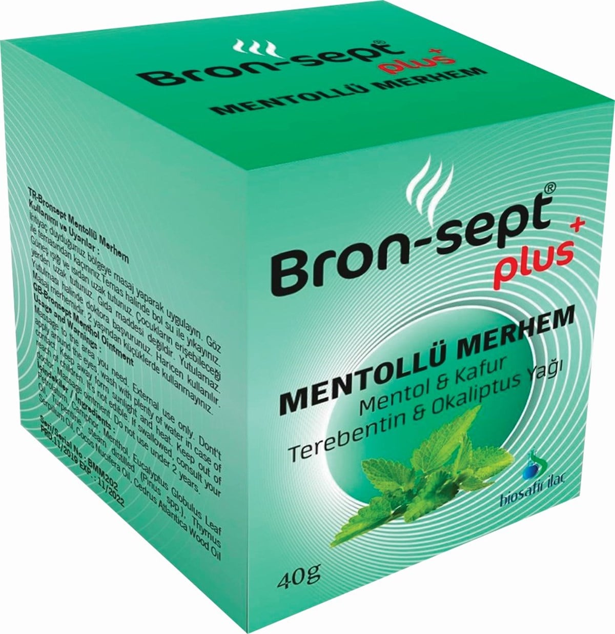 Bron-Sept Plus Mentollu Merhem 40 Gr