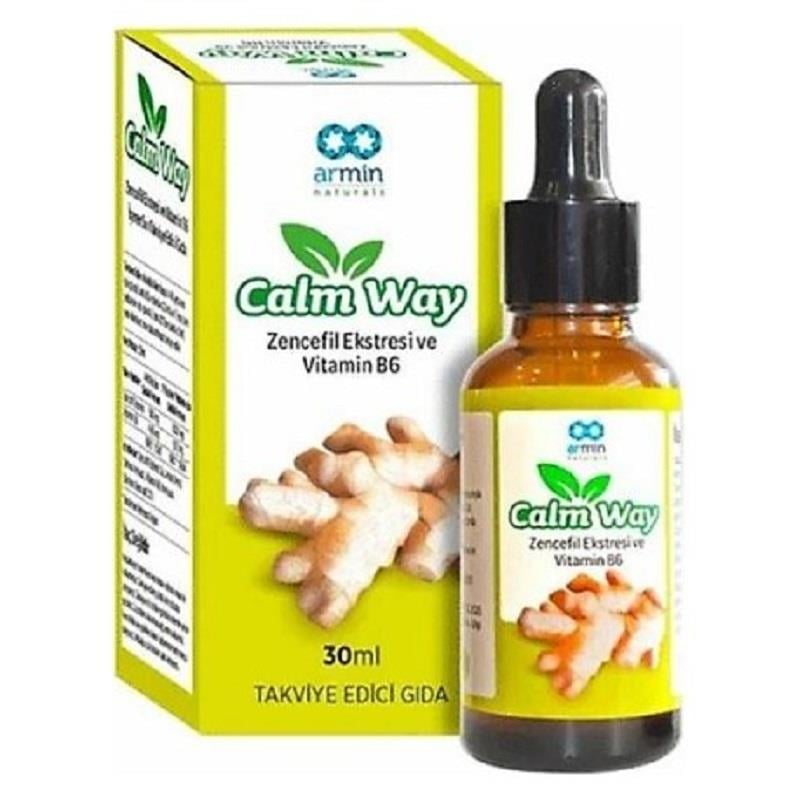Calm Way Calm Way Zencefil Ekstresi Vitamin B6 Damla 30 ml