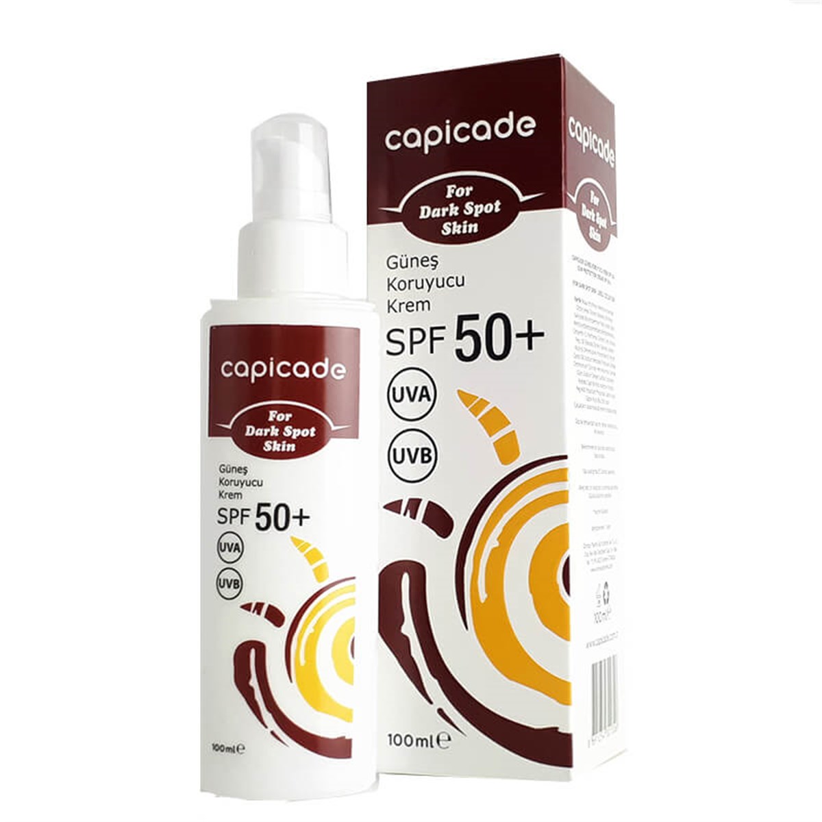 Capicade Capicade SPF50+ Güneş Koruyucu Krem Lekeli Ciltler İçin 100 ml