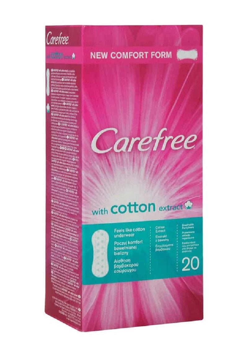 Carefree Carefree Cotton Extract Hijyenik Ped 20'li
